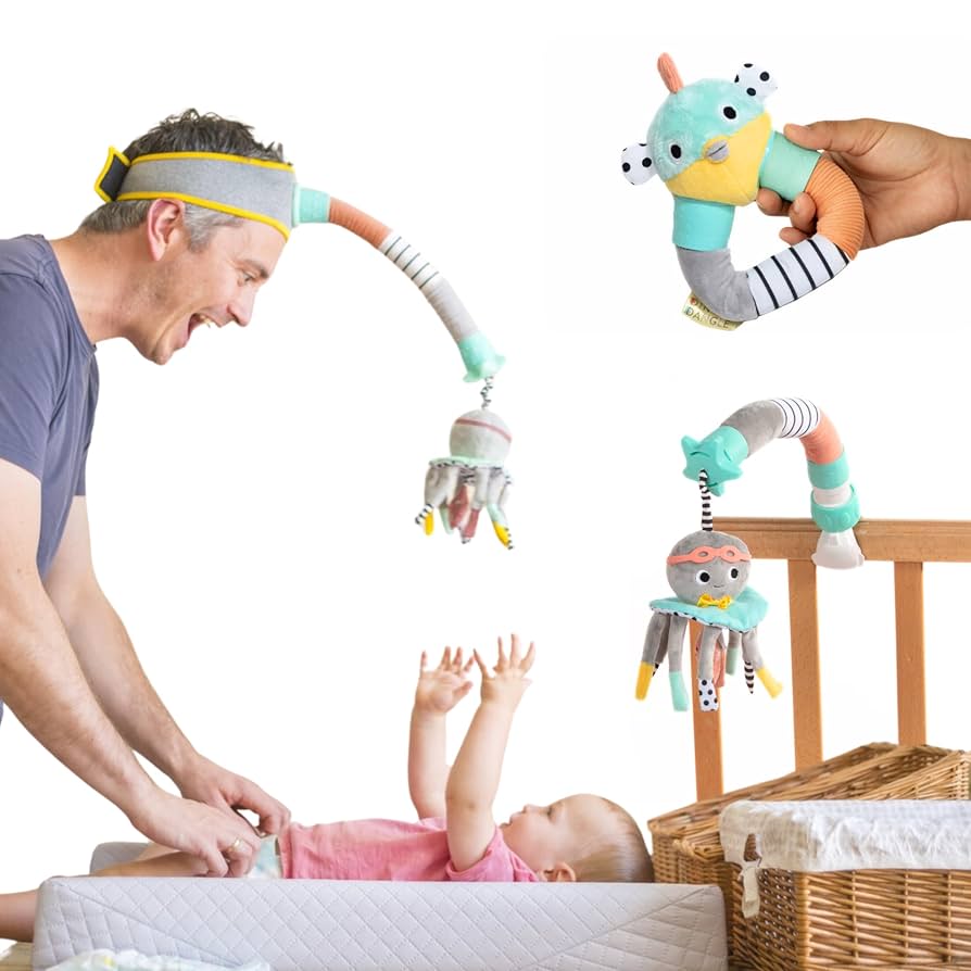 BABY✩ドットシフォンOP Amazon.com : DINGLE DANGLE - Baby Gift Set - 3 in 1 Diaper